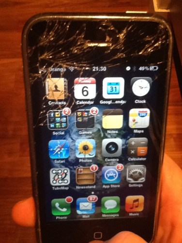 Broken iPhone